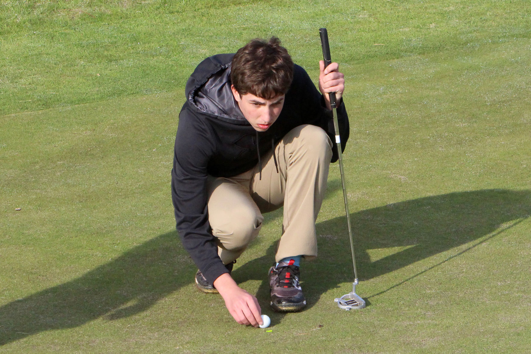 Cloverbelt-Dairyland boys golf invite at Lake Wissota golf 4-29-19